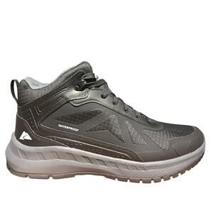 Ozark Trail Tech Hiker Black Leather Waterproof Mens Size 9.5